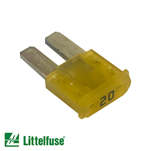 0327020.UXS Littelfuse MICRO2 Blade Fuse 20 Amp (FB2M.20) Pack of 50